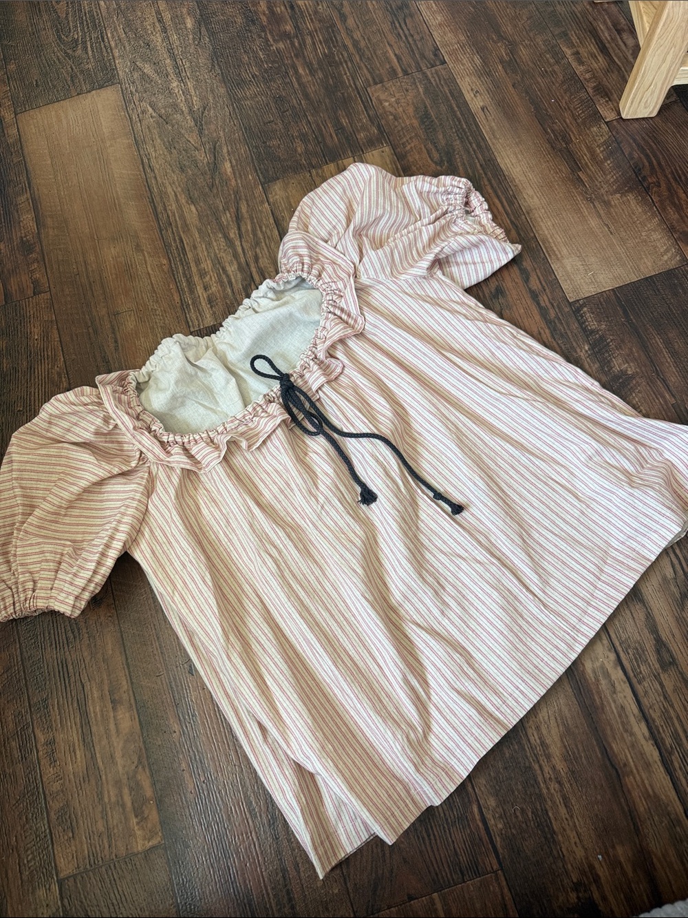 Striped Handmade doen inspired top